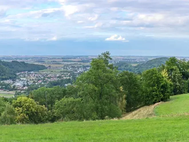 Pohled z Bezručovy vyhlídky